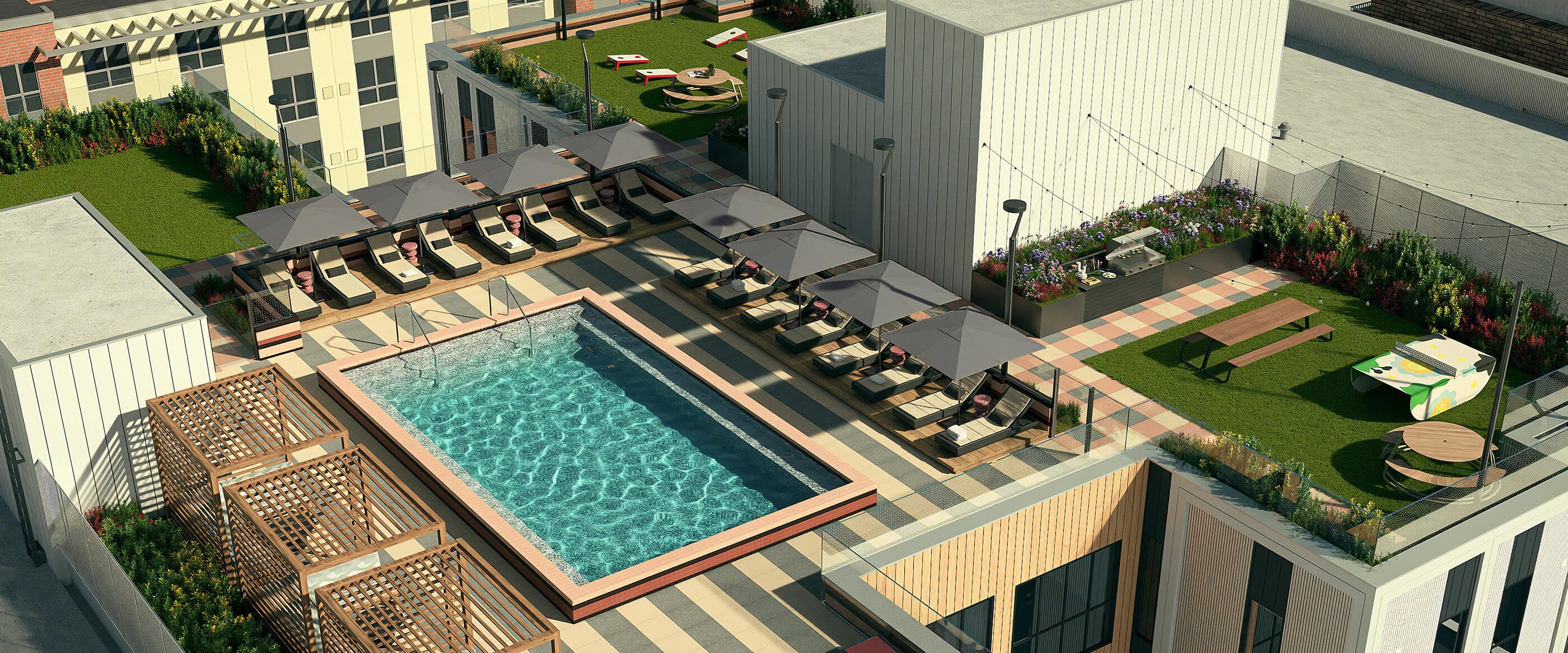 rooftop swimming pool