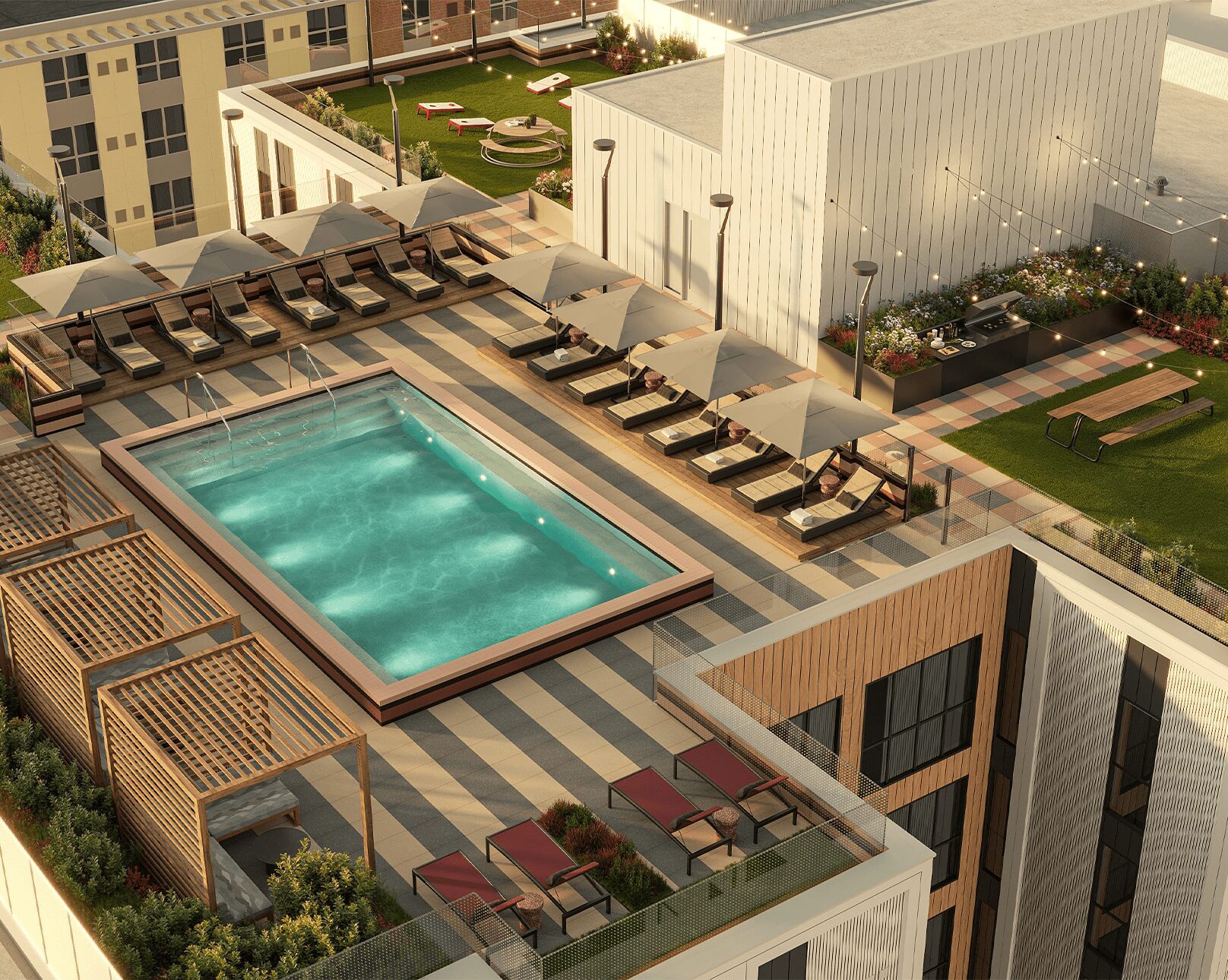 rooftop swimming pool