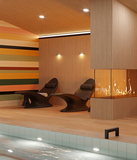 poolside seating