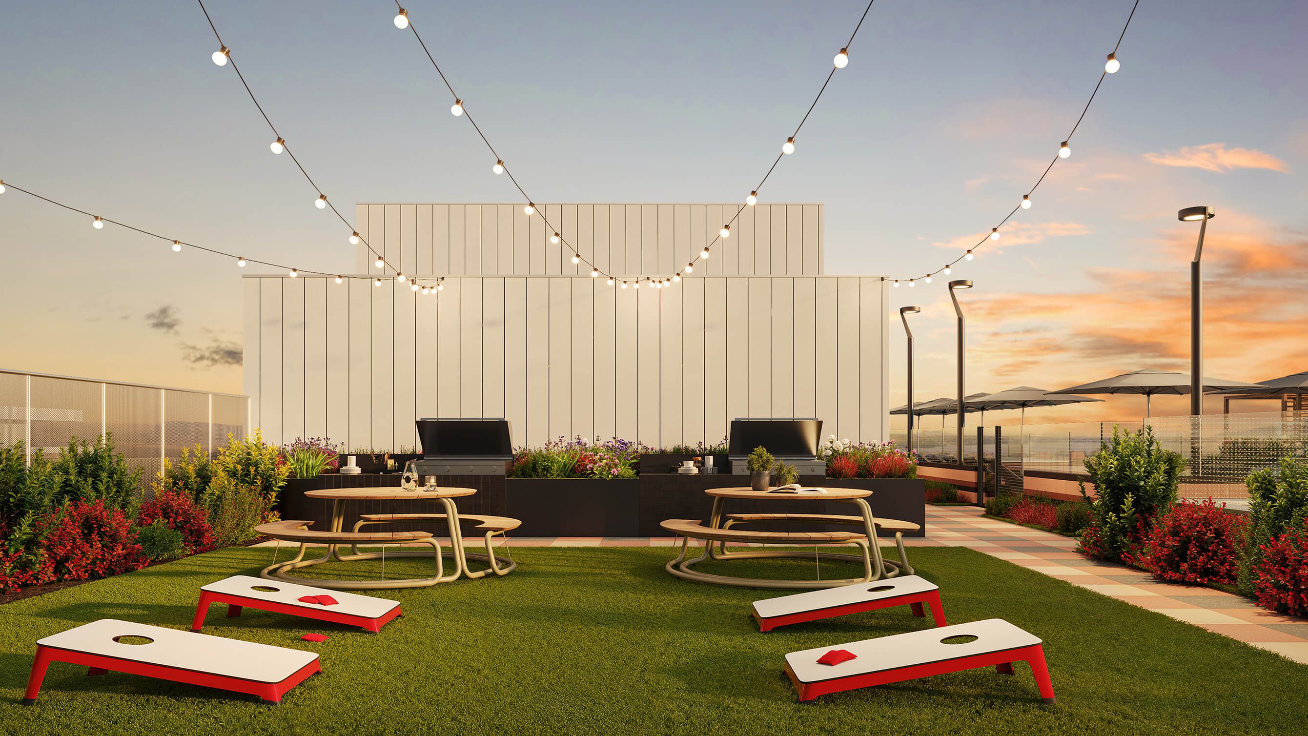 outdoor game lawn