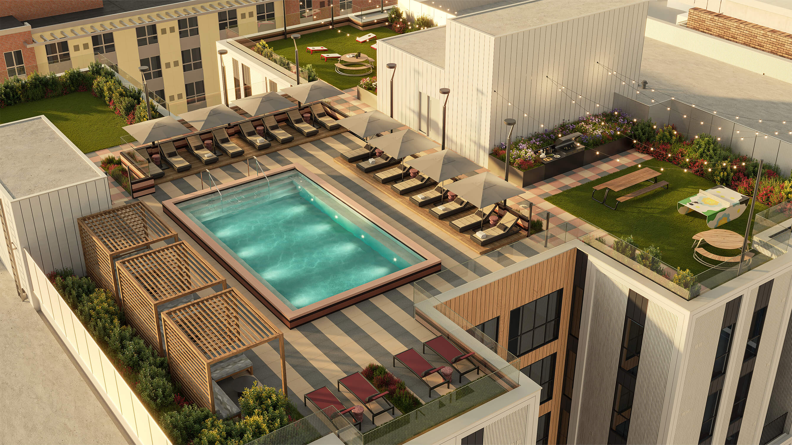 rooftop swimming pool
