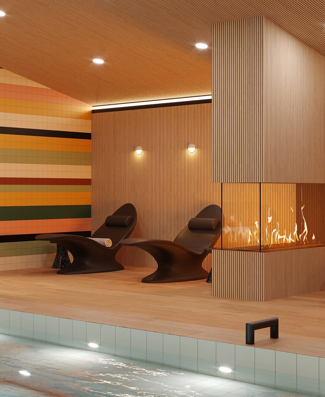 cozy lounge area