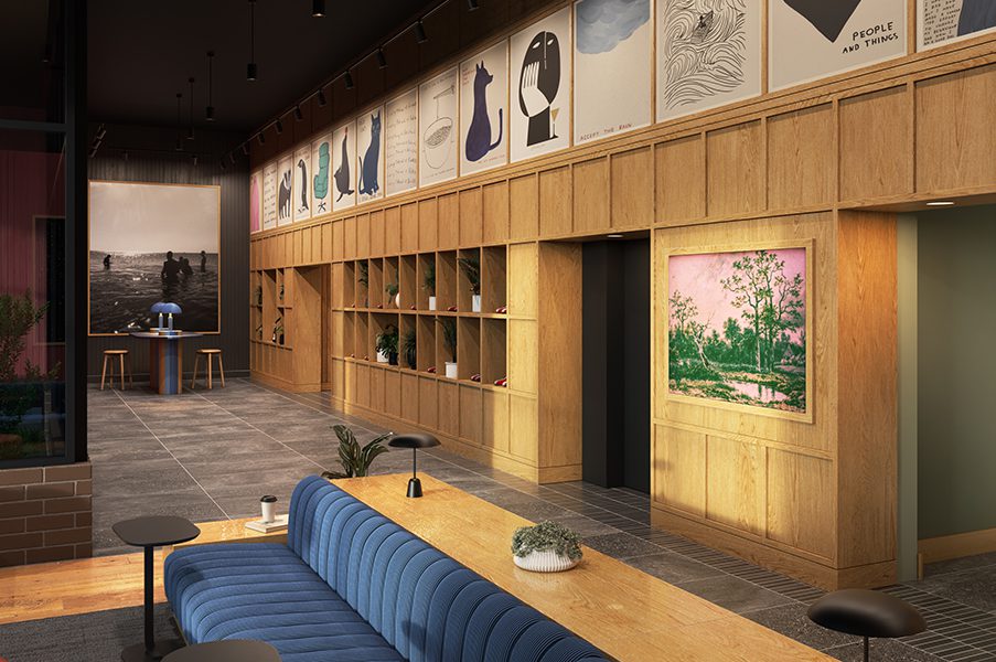 annex seating area