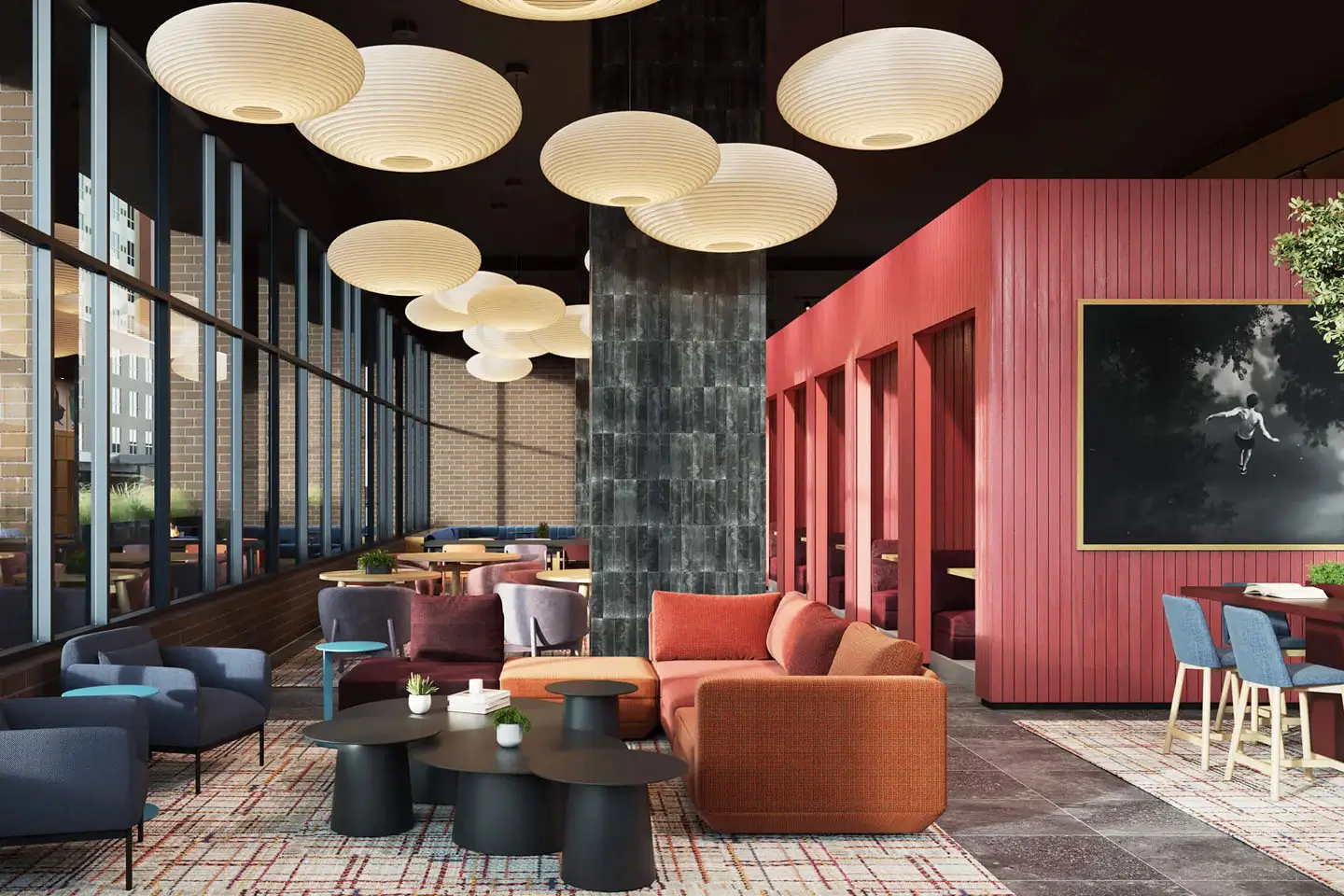 resident lounge with seating